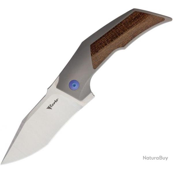 Couteau pliant Reate Knives T3000 Framelock Micarta Blue - Autre