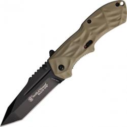 Couteau pliant Smith & Wesson Black Ops Linerlock A/O D - Desert