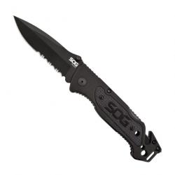 Couteau pliant SOG Escape Black - Noir