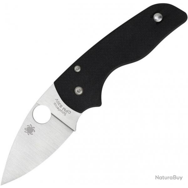 Couteau pliant Spyderco Lil' Native Plain Black G10 - Autre