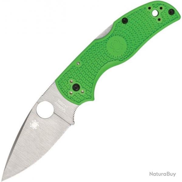 Couteau pliant Spyderco Native 5 Salt Lockback Green - Autre