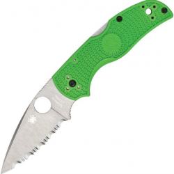 Couteau pliant Spyderco Native 5 Salt Lockback Green - Autre