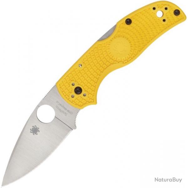 Couteau pliant Spyderco Native 5 Salt Lockback Yellow - Autre