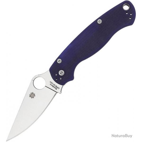 Couteau pliant Spyderco Para Military 2 Comp Lock Blue - Autre