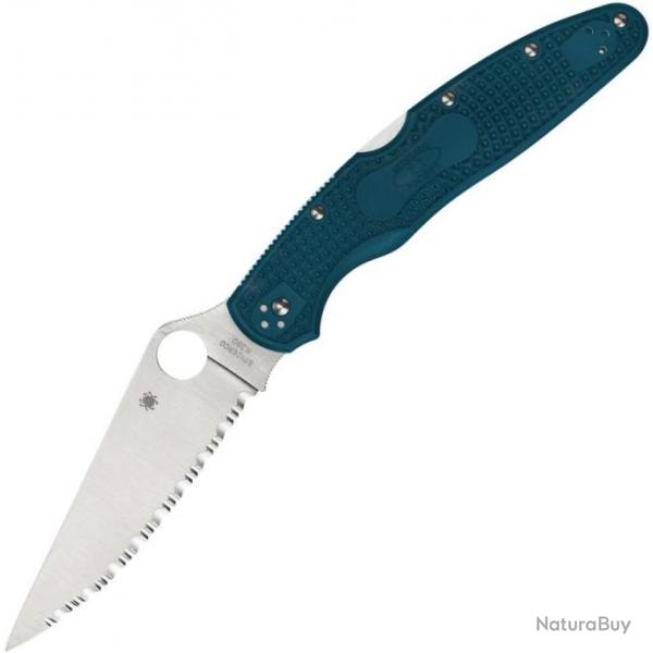 Couteau pliant Spyderco Police 4 Lockback Blue - Autre