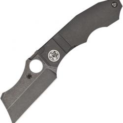 Couteau pliant Spyderco Stovepipe Ril Titanium - Autre