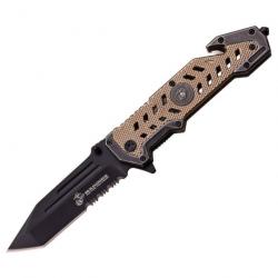 Couteau pliant US Marine Corps Linerlock A/O 1052DT - Coyote