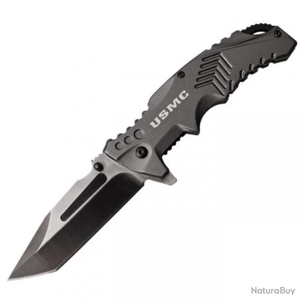 Couteau pliant US Marine Corps Linerlock A/O 1058 - Gris