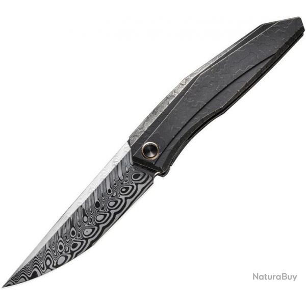 Couteau pliant We Knife Co Ltd Cybernetic Framelock Etched - Autre