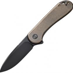 Couteau pliant We Knife Co Ltd Elementum Framelock Bronze - Autre