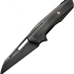 Couteau pliant We Knife Co Ltd Falcaria Framelock Black Etch - Autre