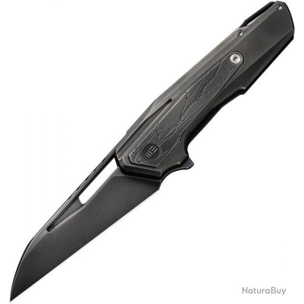 Couteau pliant We Knife Co Ltd Falcaria Framelock Black Etch - Autre