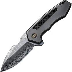 Couteau pliant We Knife Co Ltd Harpen Framelock Damasteel - Autre