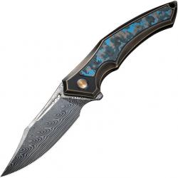 Couteau pliant We Knife Co Ltd Orpheus Framelock Damascus - Autre