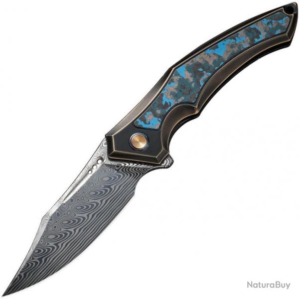 Couteau pliant We Knife Co Ltd Orpheus Framelock Damascus - Autre