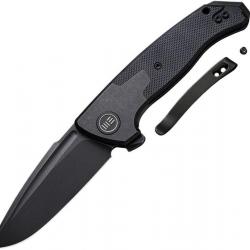 Couteau pliant We Knife Co Ltd Press Check Framelock Black - Autre