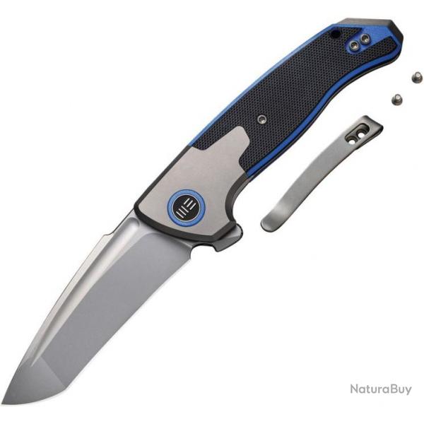 Couteau pliant We Knife Co Ltd Press Check Framelock Blue - Autre