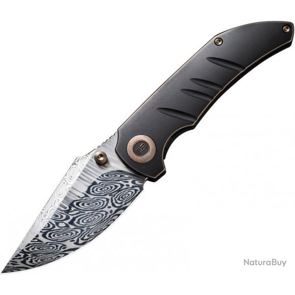 Couteau pliant We Knife Co Ltd Riff-Raff Framelock Damascus - Autre