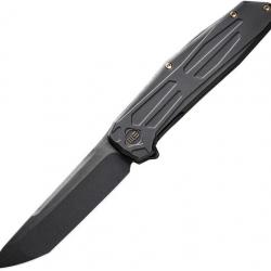 Couteau pliant We Knife Co Ltd Shadowfire Framelock Black - Autre