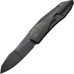 Couteau pliant We Knife Co Ltd Solid Framelock Black Etch - Autre