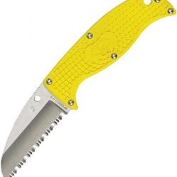 Couteau Spyderco Enuff Salt Yellow - Autre