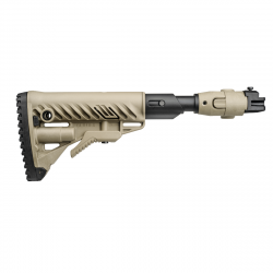 Crosse amortissante et pliante FAB Defense M4-AKMS P SB - pour AKMS (Under-Folder) - Coyote