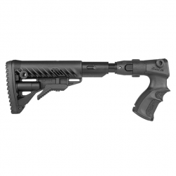 Crosse amortissante et rétractable style M4 FAB Defense AGR 870 FK SB - pour Remington 870 - Noir