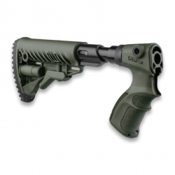 Crosse amortissante et rétractable style M4 FAB Defense AGR 870 FK SB - pour Remington 870 - Vert ol