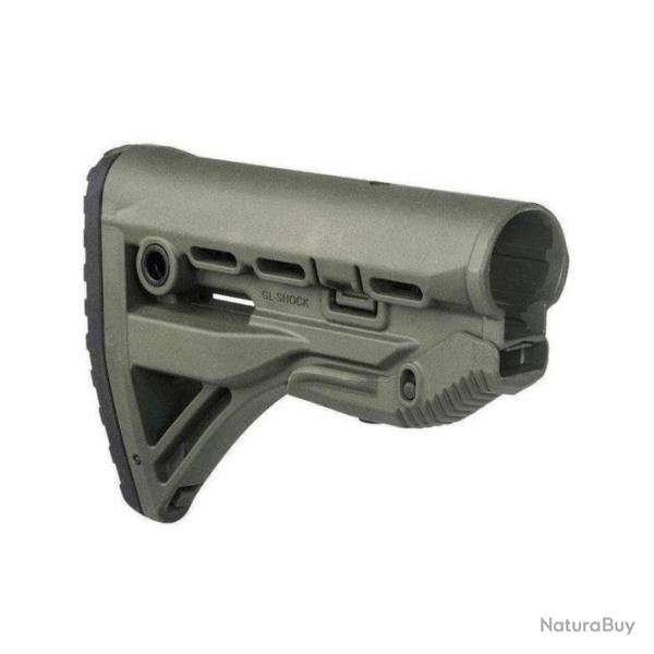 Crosse anti-recul FAB Defense GL-SHOCK pour AR15 et M4 / HK416 - Vert