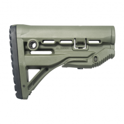 Crosse FAB Defense à absorbtion de recul GL-SHOCK pour AR15/M4/HK416 - Vert olive