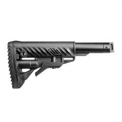 Crosse pliante FAB Defense M4-SAIGA avec tube télescopique pour Saiga - Noir