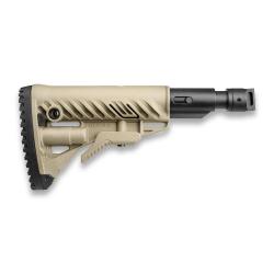 Crosse pliante FAB Defense M4-SAIGA SB avec amortisseur de recul pour Saiga - Coyote