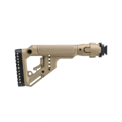 Crosse pliante FAB Defense M4-AKMIL P avec tube télescopique pour AK-47 - Coyote