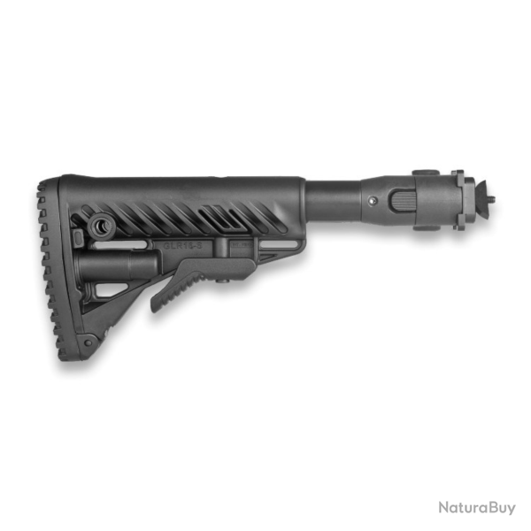 Crosse rtractable et pliante FAB Defense M4-AKMIL P - pour AK-47 (Botier Frais) - Noir