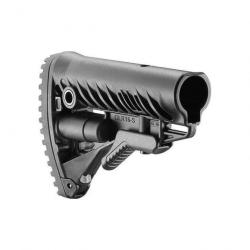 Crosse rétractable FAB Defense GLR-16 pour AR15/M4/HK416 - Noir