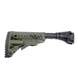 Crosse rétractable M4-FAL FK - FAB Defense style M4 pour FN FAL - Vert olive