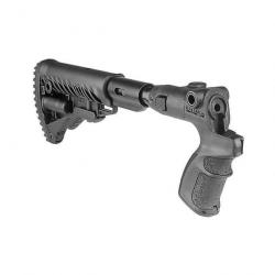 Crosse rétractable pliante FAB Defense AGMF 500 FK pour Mossberg 500/590 et Maverick 88 - Noir