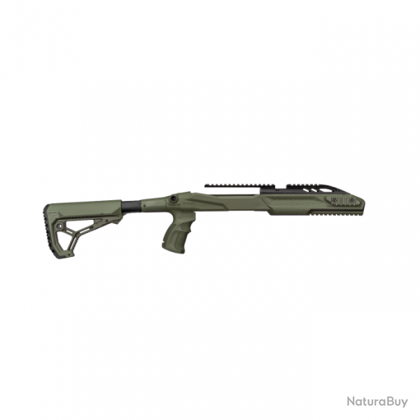 Crosse-chassis M4 de prcision FAB Defense UAS M4 PRO pour carabine Ruger 10/22 - Vert olive / Ruger