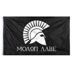 Drapeau Rothco Molon Labe - Noir