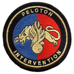 Ecusson Gendarmerie Nationale Patrol Equipement - Noir / PEL Intervention