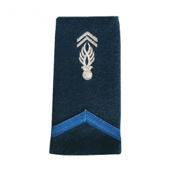 Fourreau Gendarme Adjoint Brodé Patrol Equipement - Bleu / 1ère Classe