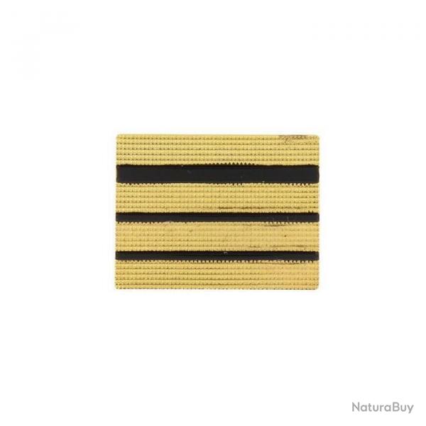 Galon de calot en mtal modle GM - Or / Commandant