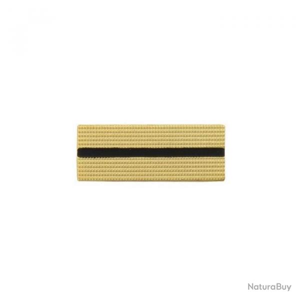Galon de calot en mtal modle GM - Or / Lieutenant