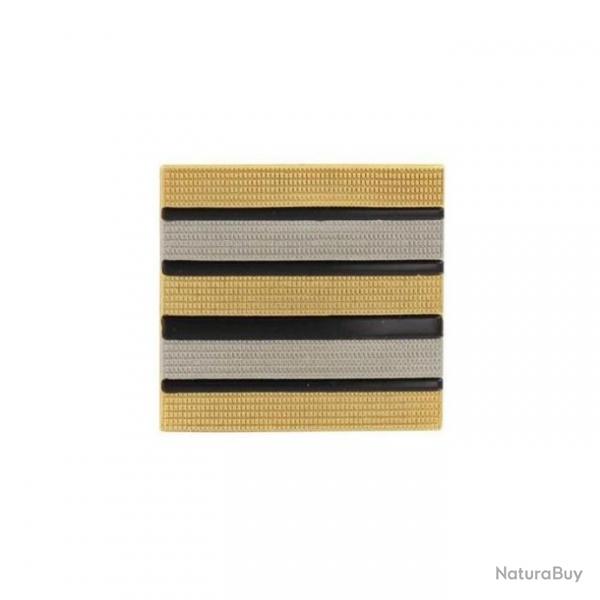 Galon de calot en mtal modle GM - Or / Lieutenant Colonel