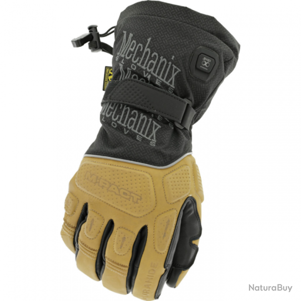 Gants chauds Mechanix M-Pact Clim8 compatibles cran tactile - Coyote / S