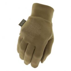 Gants Mechanix Coldwork Base Layer compatibles écran tactile - Coyote / S