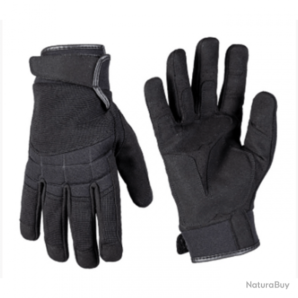 Gants Mil-Tec Assault - Noir / S