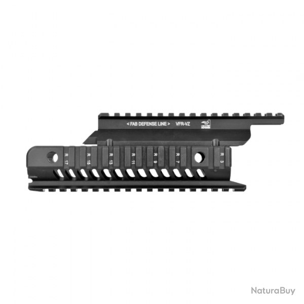 Garde-main aluminium Quad-Rail Picatinny FAB Defense pour SA VZ 58 VFR - VZ - Noir