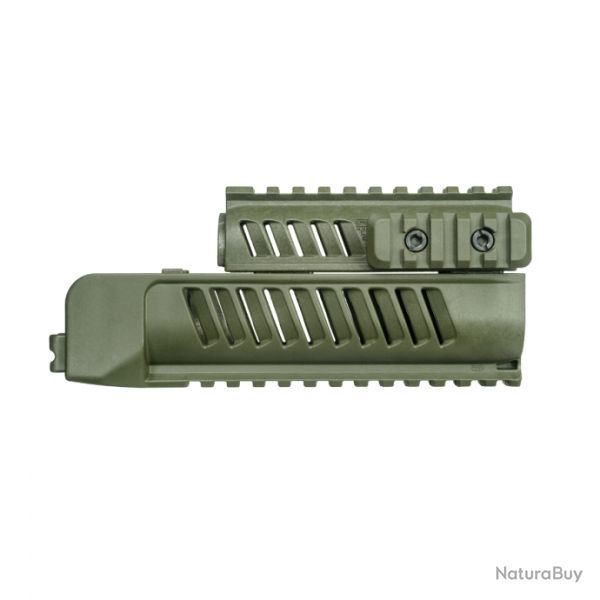 Garde-main avec rails Picatinny FAB Defense SA-58 - Vert olive