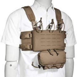 Gilet Chest Rig Tasmanian Tiger Combi Rig - Coyote